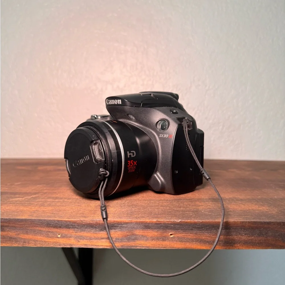Canon PowerShot SX30IS Black Digital Camera